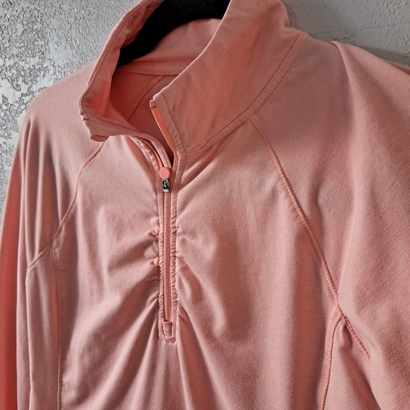 RBX Light Orange Workout Sweater - Picture 5 of 10